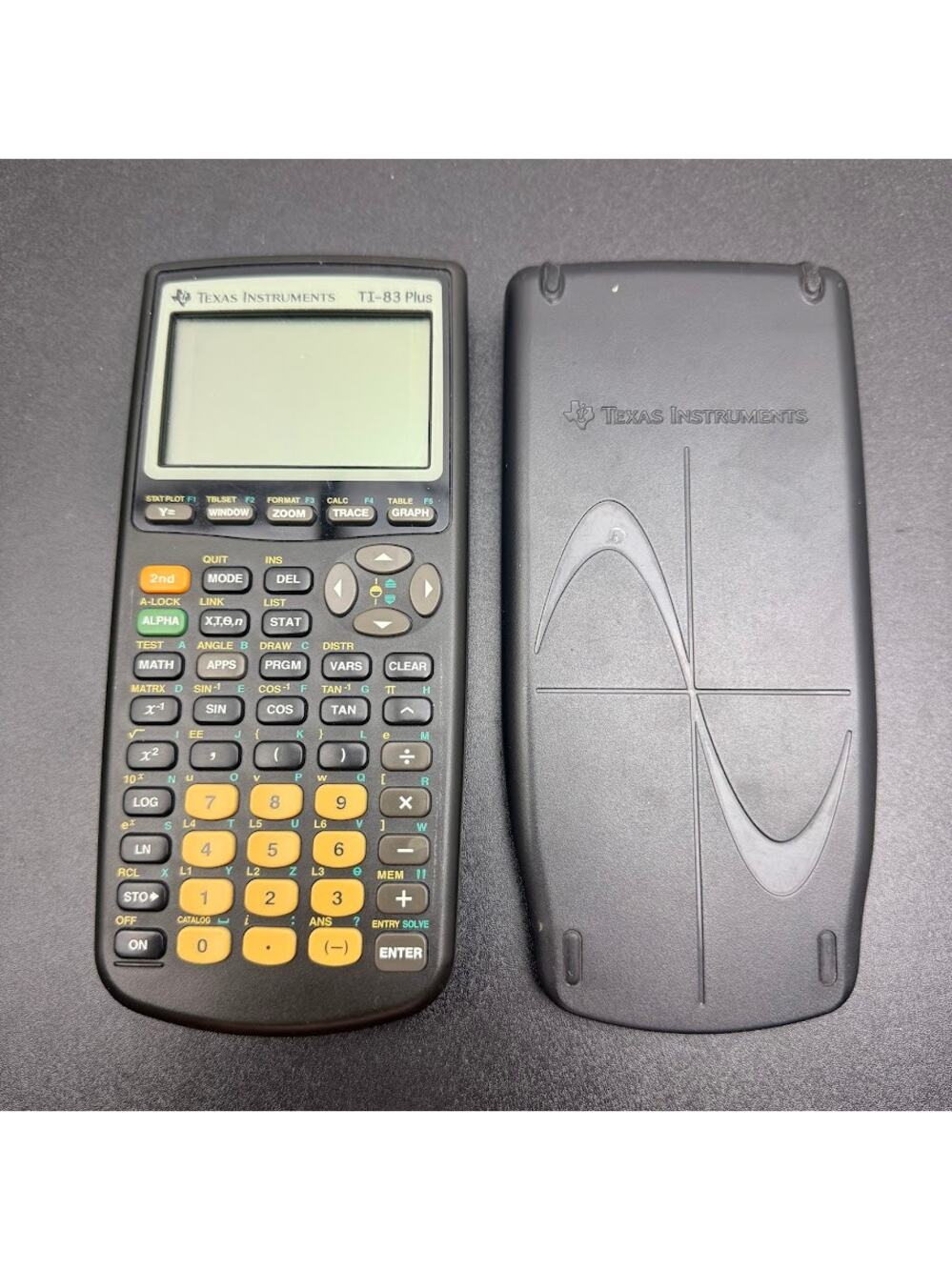Texas Instruments TI-83 Plus Graphing Calculator w/ Cover Tested Working
